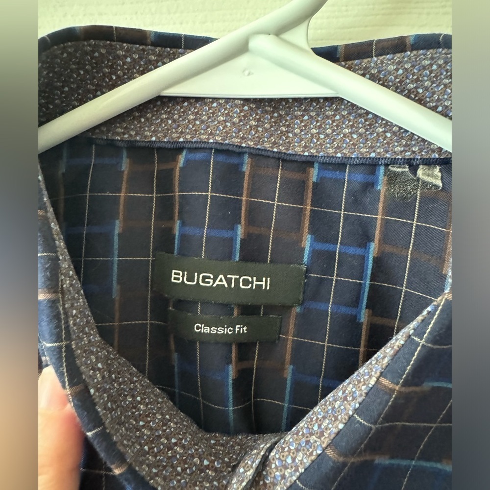 Bugatchi Uomo Button Down Shirt Size‎ Large - Picture 2 of 7